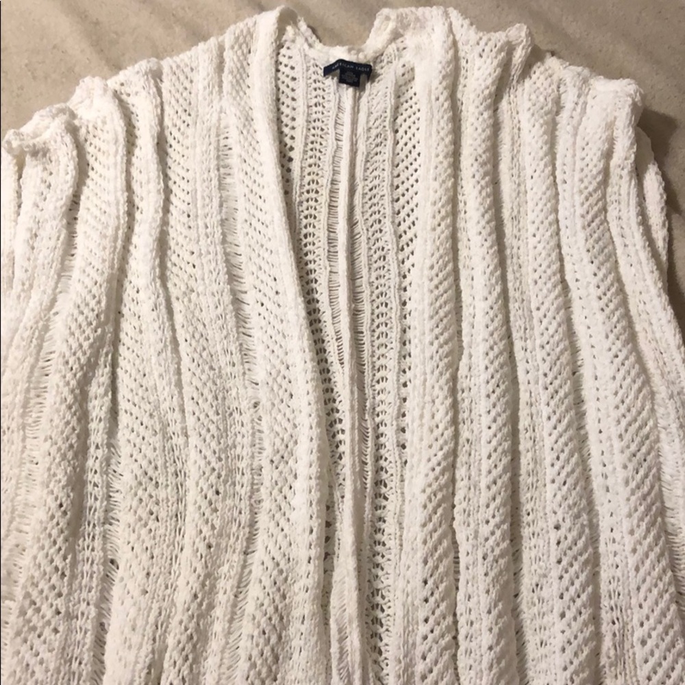 Crocheted kimono